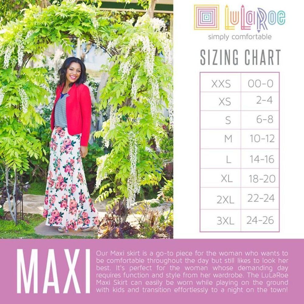 Lularoe Maxi Skirt S - Picture 13 of 14